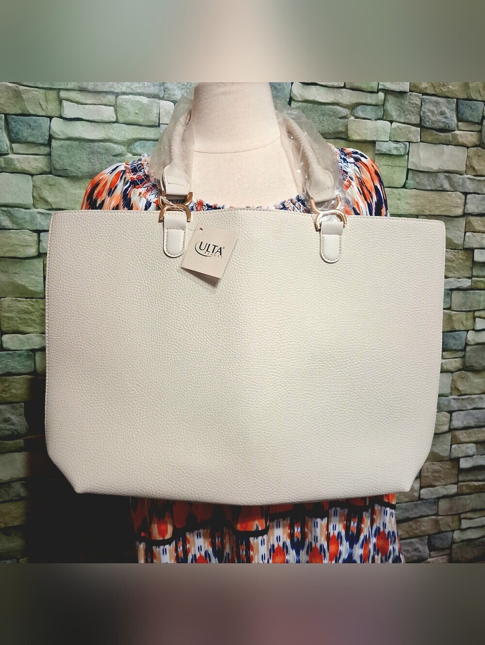 New Ulta Beauty Cream Tote Bag
